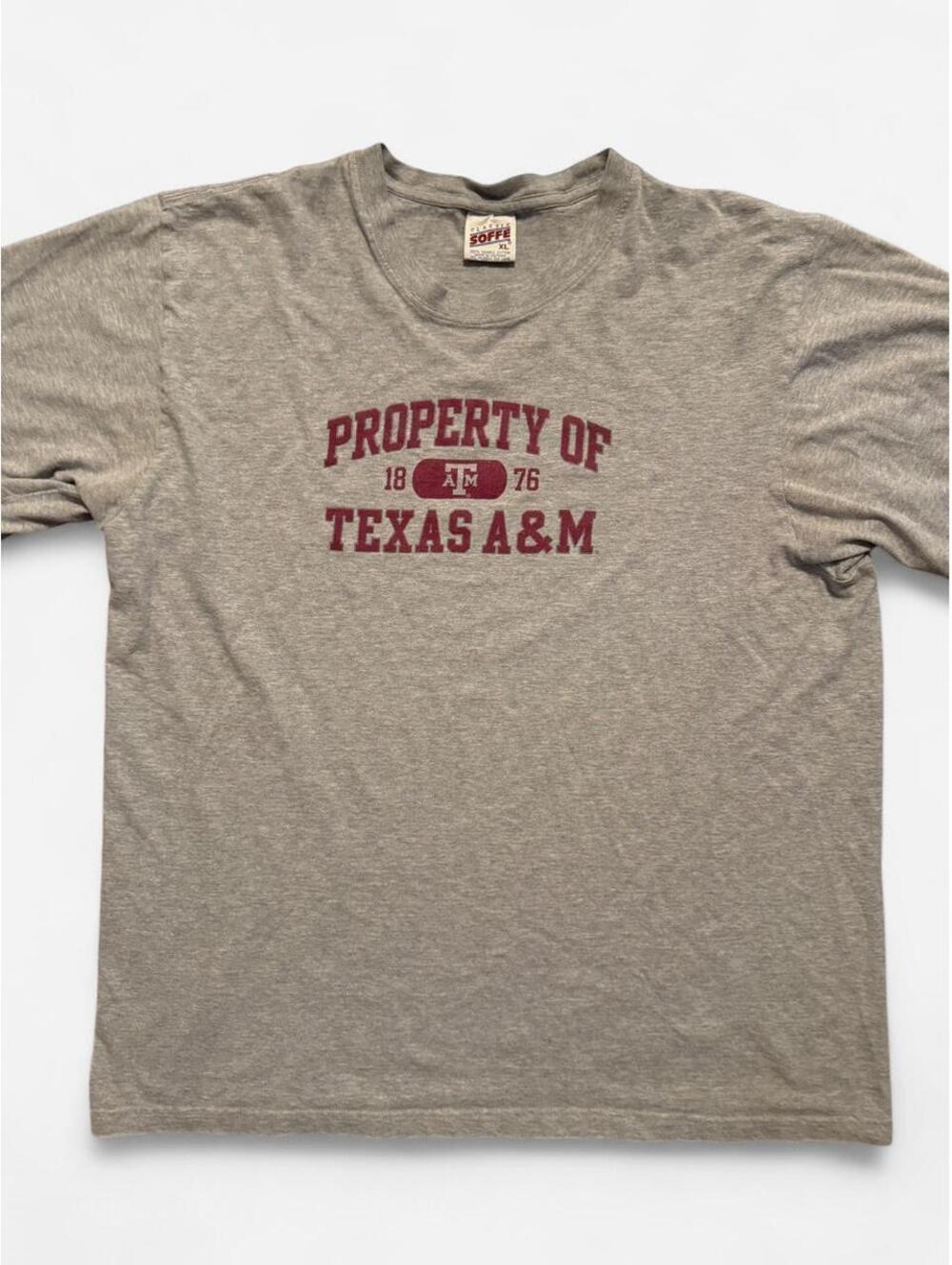 Soffe Men's Property of Texas a&m Tshirt